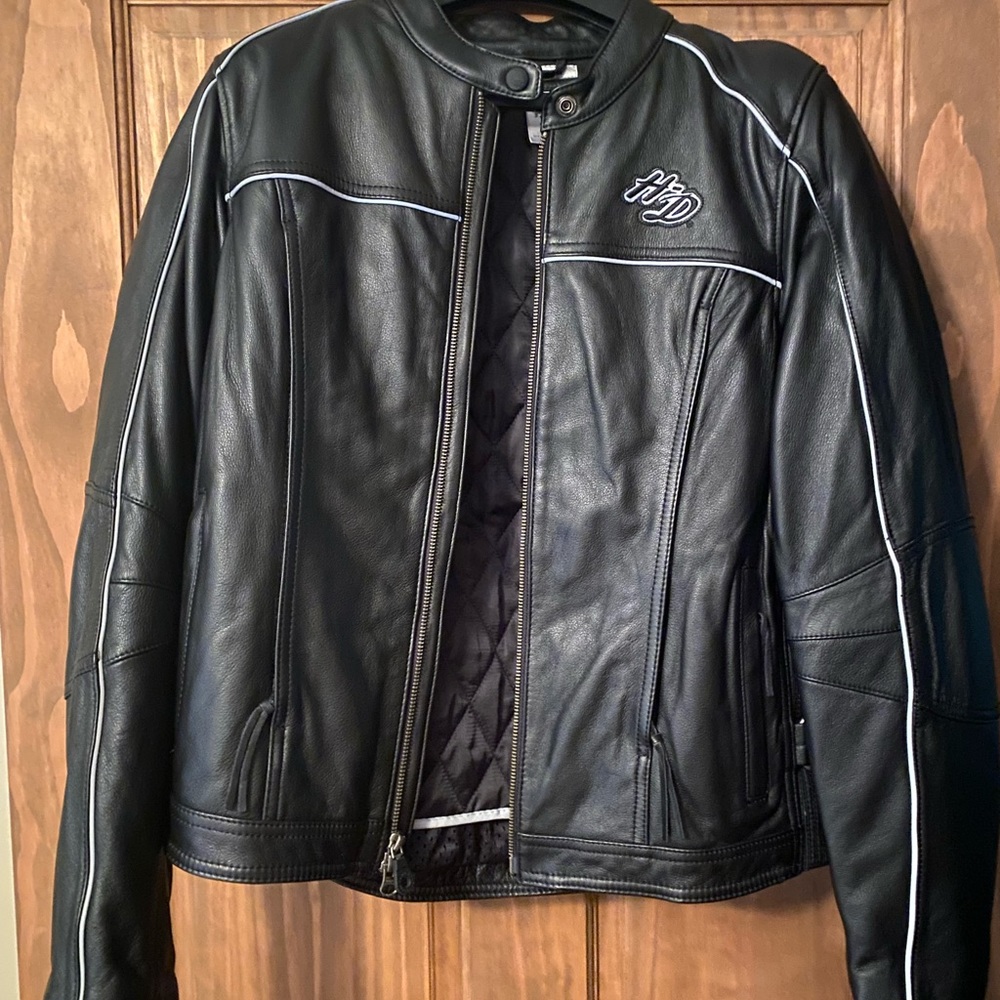 Harley Davidson Women’s Black Leather riding jacket